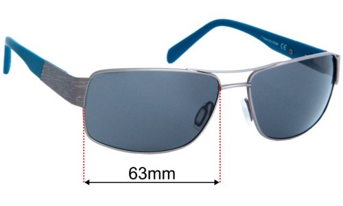 MJ3枚 Maui Jim MJ703 Ohia 63mm Replacement Lenses
